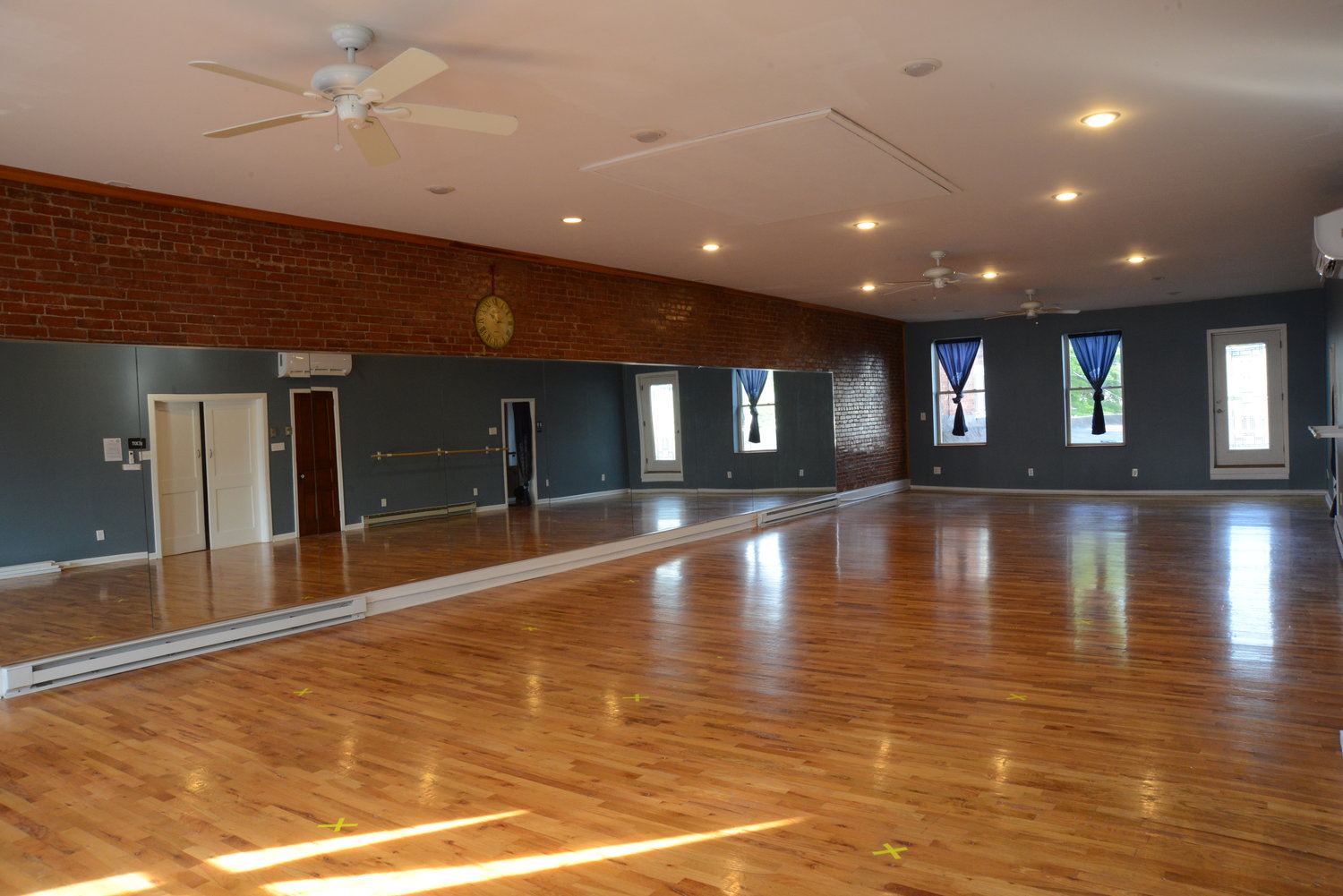 Upstairs, the expansive Eddy Studio allows for dancing, yoga, exercise, meditation and other activities, all while remaining socially distant.